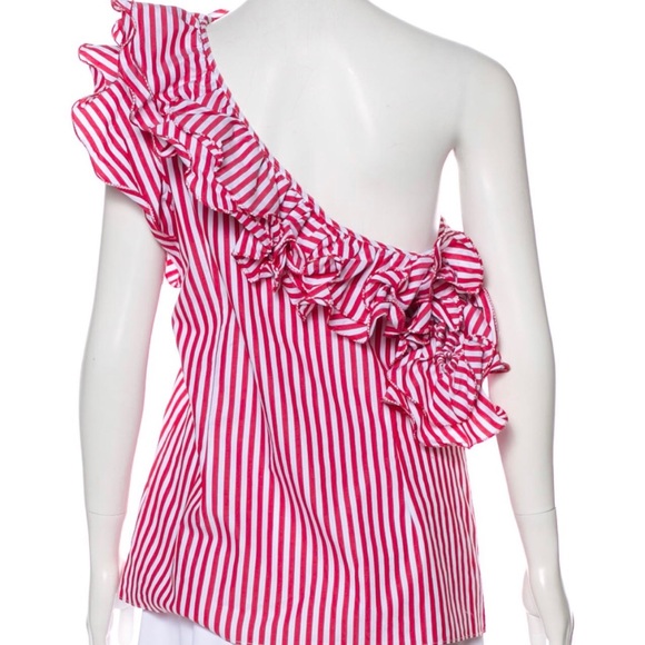 Petersyn Asymmetrical Ruffle Top - Picture 4 of 4